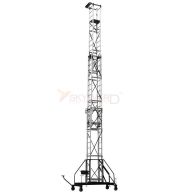 Model No. 6000 Aluminium Square Tower Ladder for Warehouse, Factory and Industrial Access Use, Professional Vertical Access Ladder for Maintenance, Storage, Inspection and Working Tasks 